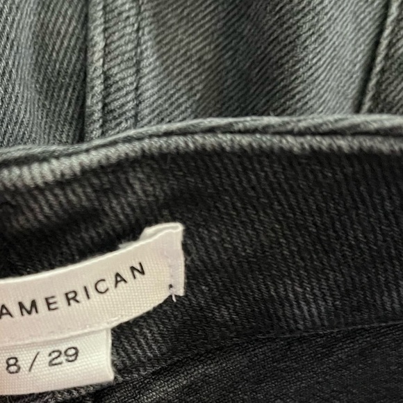 Good American Good Classic Ripped Straight Crop - Picture 9 of 10